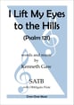 I Lift My Eyes to the Hills SATB choral sheet music cover